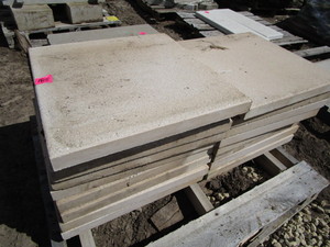 lot 185 image: Concrete pavers, 24x24x2, qty 17...