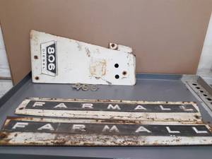 lot 15 image: Farmall Tractor Decals - 806 Diesel and 400