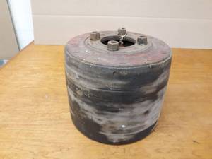 lot 16 image: Wood  Steel Tractor PTO Belt Pulley