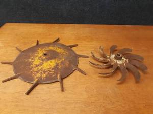 lot 123 image: Pair of Decorative Iron Pieces