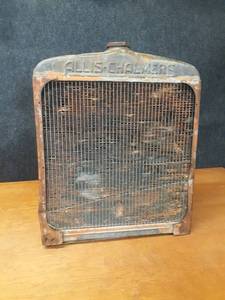 lot 127 image: Antique Allis Chalmers Brass  Copper Radiator