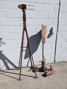 lot 88 image: Antique Windmill Generator w extra Parts