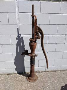 lot 97 image: Antique Red Jacket Well Pump