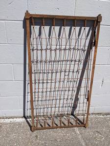 lot 108 image: Antique Crib Frame - Great for Garden Trellis
