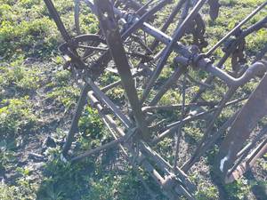 lot 8 image: John Deere 2-Row Cultivator
