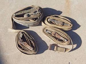 lot 17 image: Set of 4 Large Kinedyne Heavy Duty Ratcheting Cargo Straps