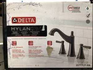 Delta Mylan 35777LF-RB 2-Handle Widespread Bathroom Faucet In Venetian Bronze see pictures