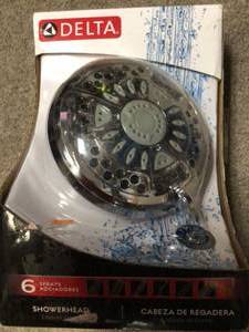 Delta UNIVERSAL SHOWERING 6-Setting Shower Head see pictures