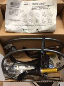 LAHARA� Two Handle Centerset Bathroom Faucet MODEL# 2538-RBMPU-DST