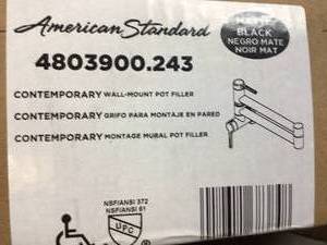 American Standard Studio S 4 GPM Wall Mounted Double-Jointed Pot Filler with 22 Spout Reach Model 4803900.243