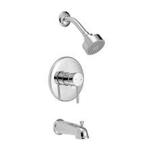 Design House 547661 Eastport Bath and Shower Trim with Valve, Polished Chrome