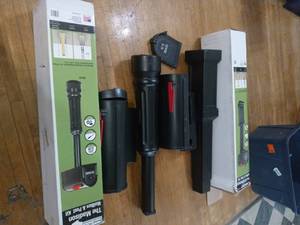 Craftsman Mailbox and Post Kit, Black by Postal PRO- set of 2 - not used