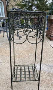 lot 61 image: Pair of Metal Plant Stands