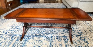 lot 6 image: Set of Three Mahogany  Accent Tables
