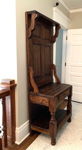 lot 49 image: Rustic Entrance Piece made from Vintage Door