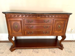 lot 51 image: Splendid European Antique Credenza