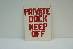 Metal sign