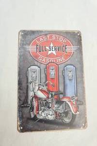 Metal sign