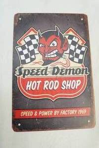 Metal sign