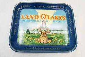 Land Olakes tin tray
