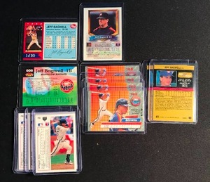 lot 41 image: Lot of 14 Jeff Bagwell