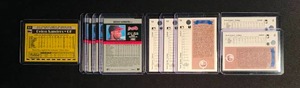 lot 42 image: lot of 10 deion sanders cards ( including rookies )