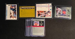 lot 46 image: lot of 13 Frank Thomas Cards ( Including Rookies )