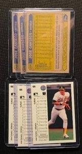 lot 51 image: lot of 6 Jose Canseco Cards