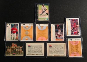 lot 65 image: Lot of 10 Michael Jordan Cards ( including Upper Deck Baseball Rookie )