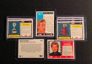 lot 66 image: Lot of 9 Wayne Gretzky Cards