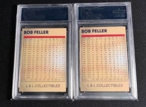 lot 84 image: lot of 2 Bob Feller Hall of fame 1962 PSADNA auto certified ( see photos for details )