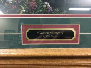 lot 121 image: Framed golden Moments By Kim Norlien Framed Photo 20x30