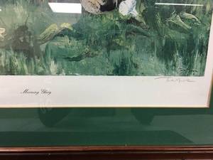 lot 122 image: Tera Moore Signed Morning Glory Hand Numbered 25863000 16x20 print Framed