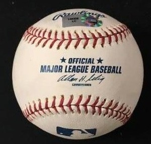 lot 146 image: Steve Lombardozzi Autographed Baseball ( MLB Authenticated)