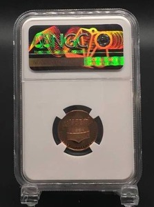 lot 1 image: 2019 W 1 Cent PF69 - First W Mint Mark Cent - PF 69 RD Ultra Cameo