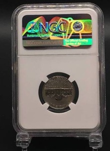 lot 5 image: FIRST W REVERSE PROOF NICKEL FIRST DAY OF ISSUE PF70