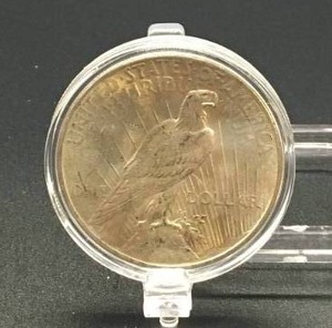 lot 17 image: 1925 PEACE SILVER DOLLAR