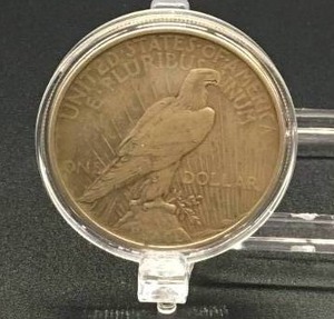 lot 21 image: 1922 PEACE SILVER DOLLAR