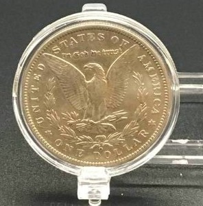 lot 28 image: 1889 MORGAN SILVER DOLLAR