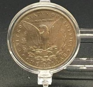 lot 31 image: 1896 MORAGN SILVER DOLLAR