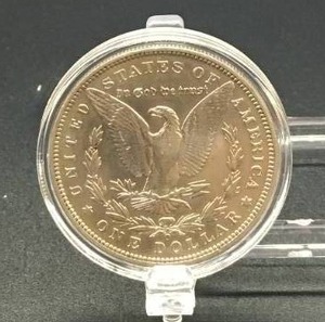 lot 35 image: 1890 MORGAN SILVER DOLLAR