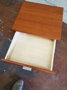 lot 180 image: Modern Rolling Side Table