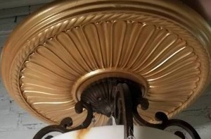 lot 120 image: Chic Ceiling Light Fixture