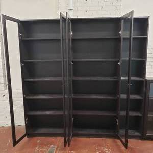 lot 10 image: Nine Unit Entertainment Cabinet Inserts
