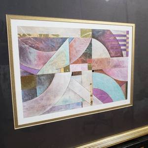 lot 77 image: Richard Hall Framed Print  Top Art Abstracts