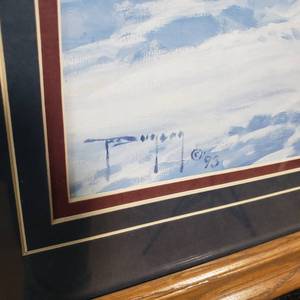 lot 71 image: Rural Winter Scene