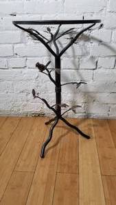 lot 22 image: Iron Birds on a Branch Metal Side Table