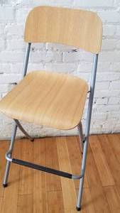 lot 116 image: Ikea Folding Bar Stool Counter Chair