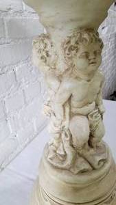 lot 24 image: Hollywood Regency Putti Base Side Table