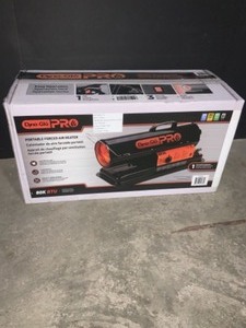 lot 9 image: DYNA-GLO 80K BTU FORCED AIR KEROSENE PORTABLE HEATER. SEE PICTURES